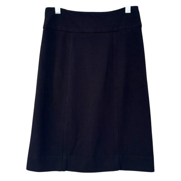 BCBGMaxazria Black Skirt High-Rise Stretch Back Zip Size Small - Picture 1 of 10